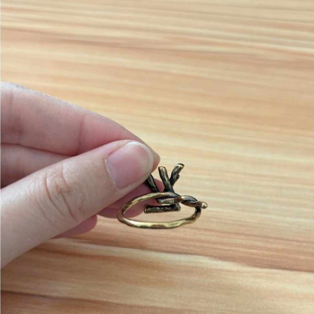 Louis Vuitton LV logo age finished ring men’s size M - Picture 3 of 5